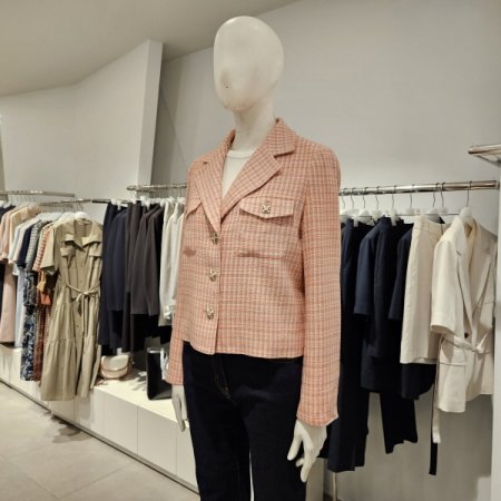 가슴포켓트위드자켓