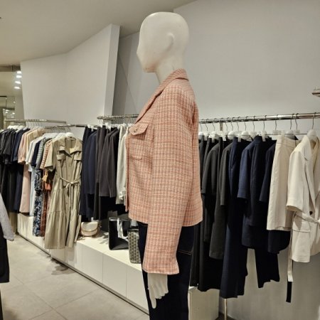 가슴포켓트위드자켓