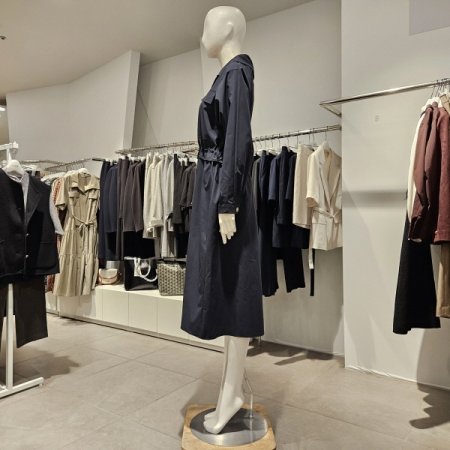 허리스트링카라원피스