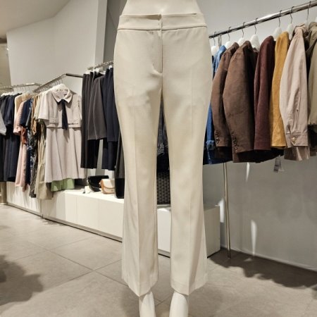 허리오비세미부츠컷팬츠