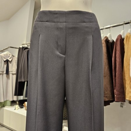 허리뒷밴딩주름통와이드팬츠