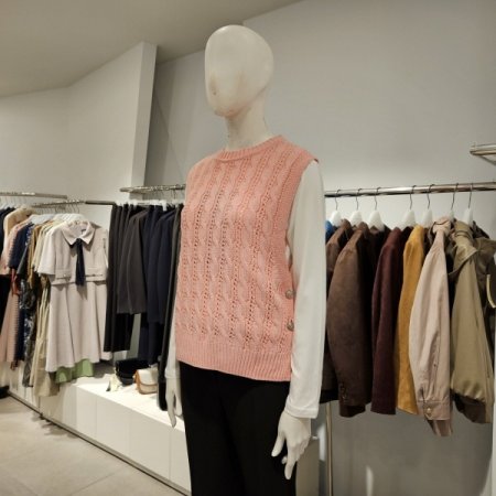 사이드슬릿라운드조끼