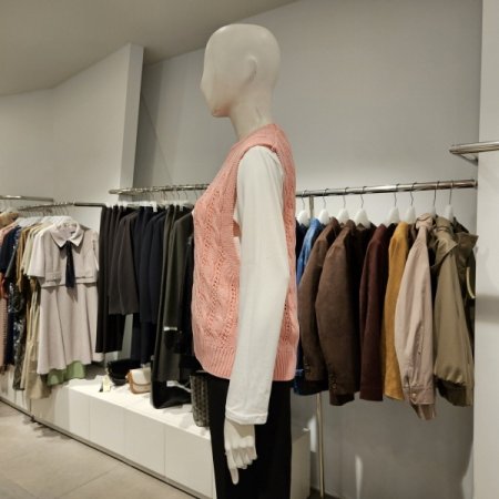 사이드슬릿라운드조끼