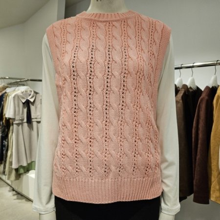 사이드슬릿라운드조끼