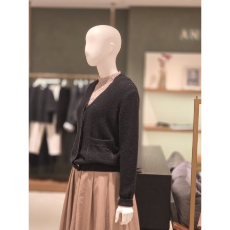 스팡클브이넥니트가디건