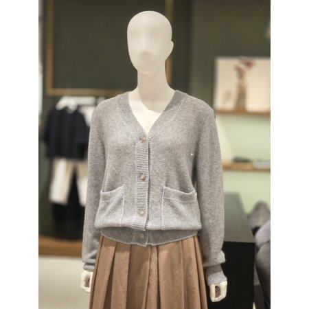 스팡클브이넥니트가디건