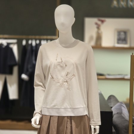 루즈핏스팽글자수티셔츠