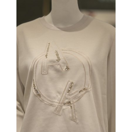 루즈핏스팽글자수티셔츠