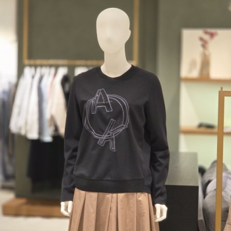 루즈핏스팽글자수티셔츠