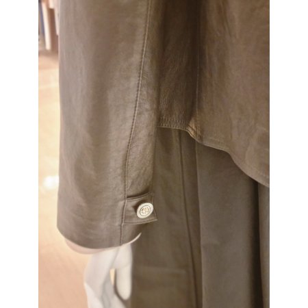 노카라단추양가죽자켓