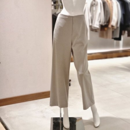 허리뒤밴딩와이드팬츠