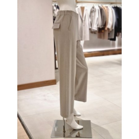 허리뒤밴딩와이드팬츠