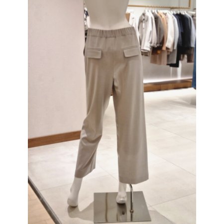 허리뒤밴딩와이드팬츠