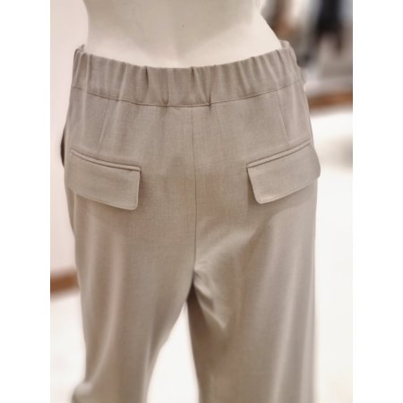 허리뒤밴딩와이드팬츠