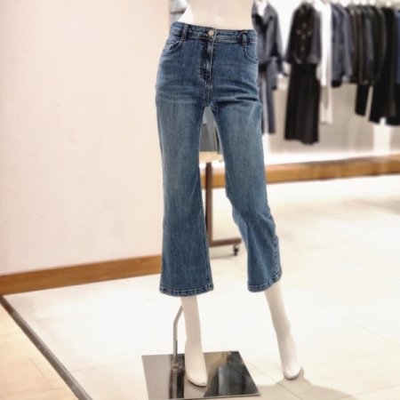 허리밴딩부츠컷데님