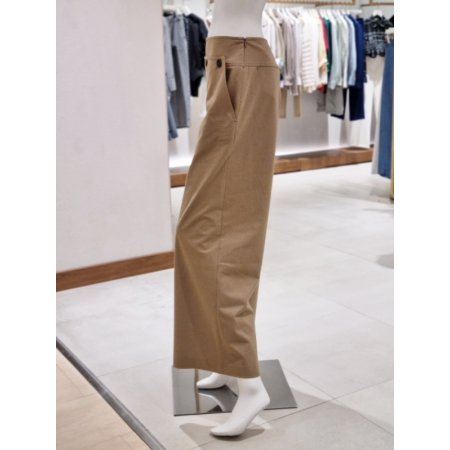 단추장식와이드팬츠