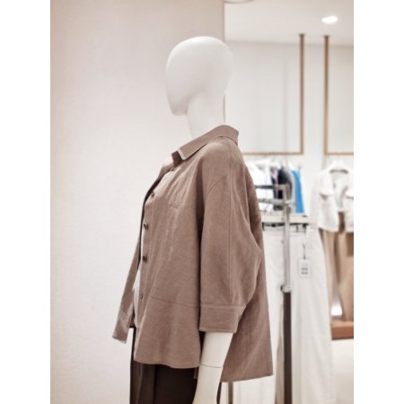 스티치장식블라우스