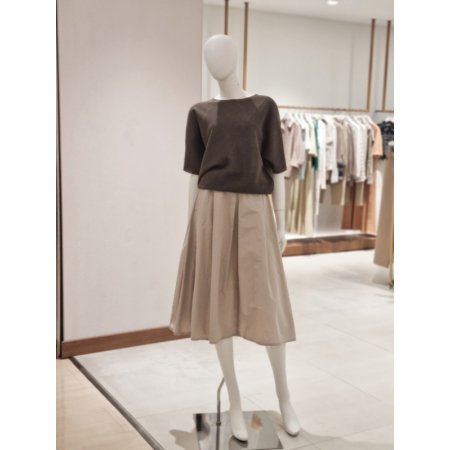 린넨혼방 홀가먼트니트