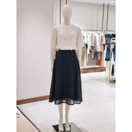 레이스장식블라우스