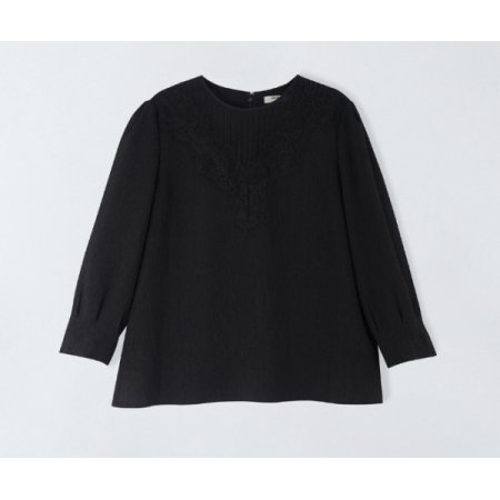 레이스장식블라우스