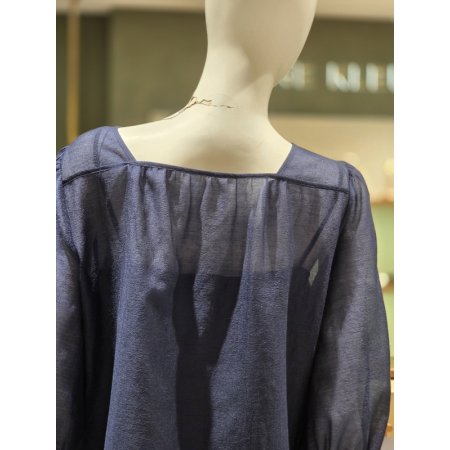 시스루쉬폰블라우스