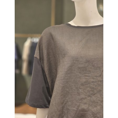 린넨배색티셔츠