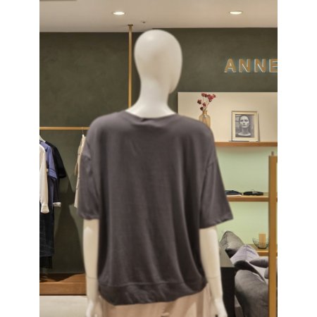 린넨배색티셔츠