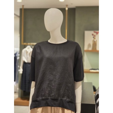 린넨배색티셔츠