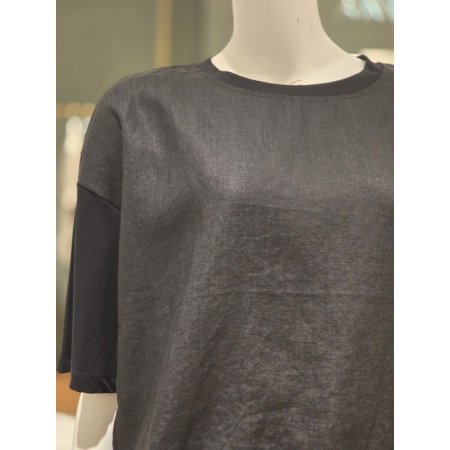 린넨배색티셔츠