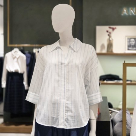 스트라이프블라우스