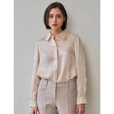 카라워싱블라우스