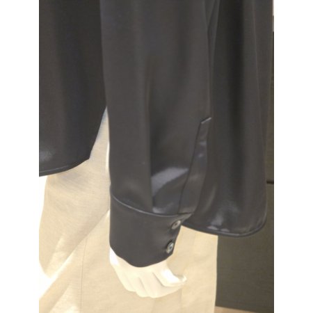 새틴 카라블라우스