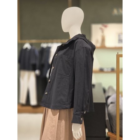 루즈핏 후드블라우스