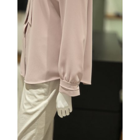 타이장식블라우스