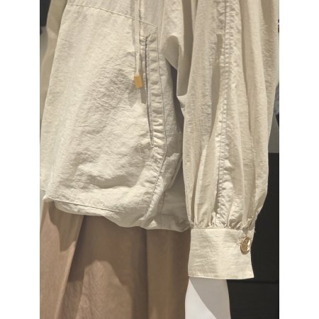 밑단스트링후드점퍼