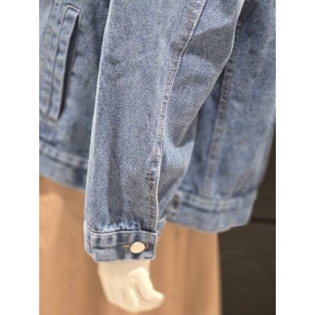 후드탈부착데님자켓