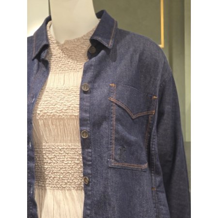 루즈핏데님셔츠