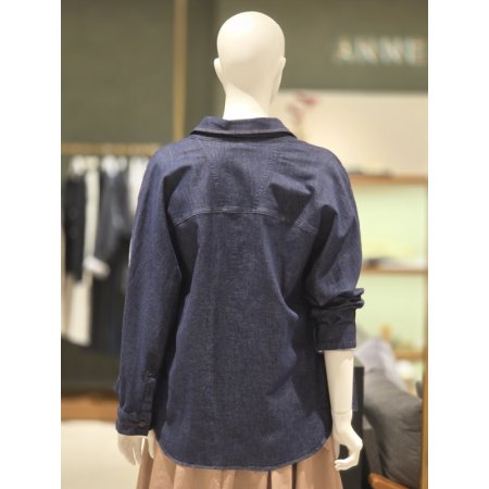 루즈핏데님셔츠