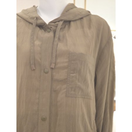 주머니장식후드점퍼