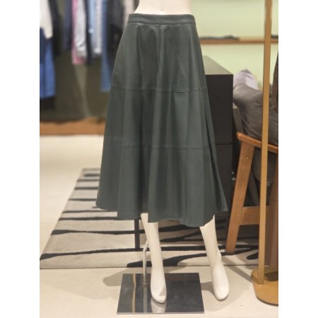 인조가죽A라인스커트
