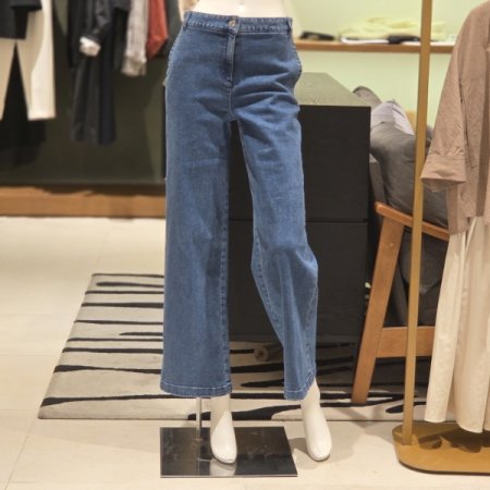 스판와이드데님팬츠