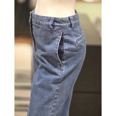 스판와이드데님팬츠