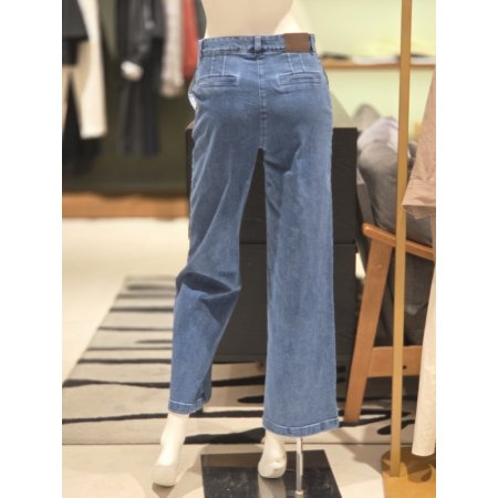 스판와이드데님팬츠