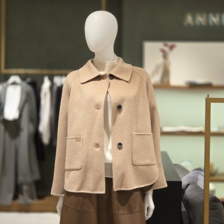 캐시미어혼방 핸드메이드자켓