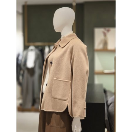 캐시미어혼방 핸드메이드자켓