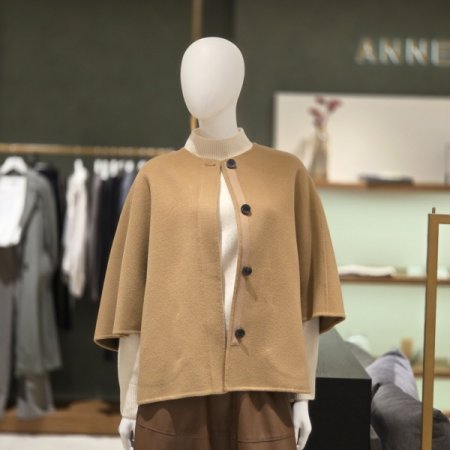 캐시미어 케이프자켓