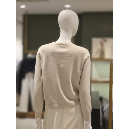 금장단추 라운드가디건