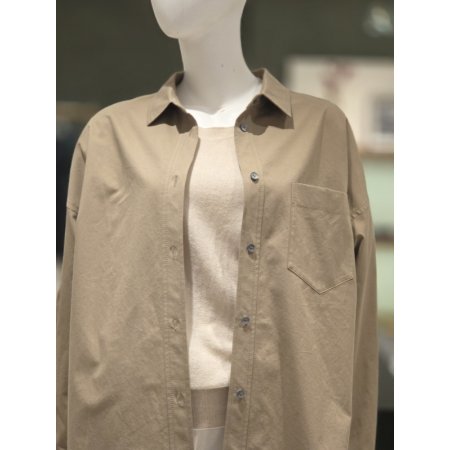 루즈핏 면기본셔츠