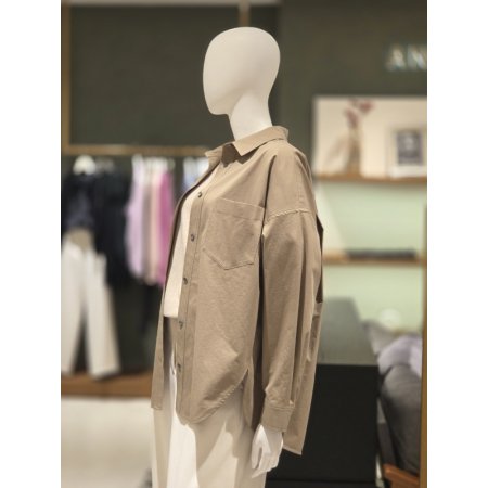 루즈핏 면기본셔츠