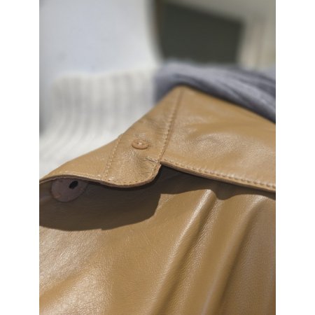 후드탈부착양가죽자켓